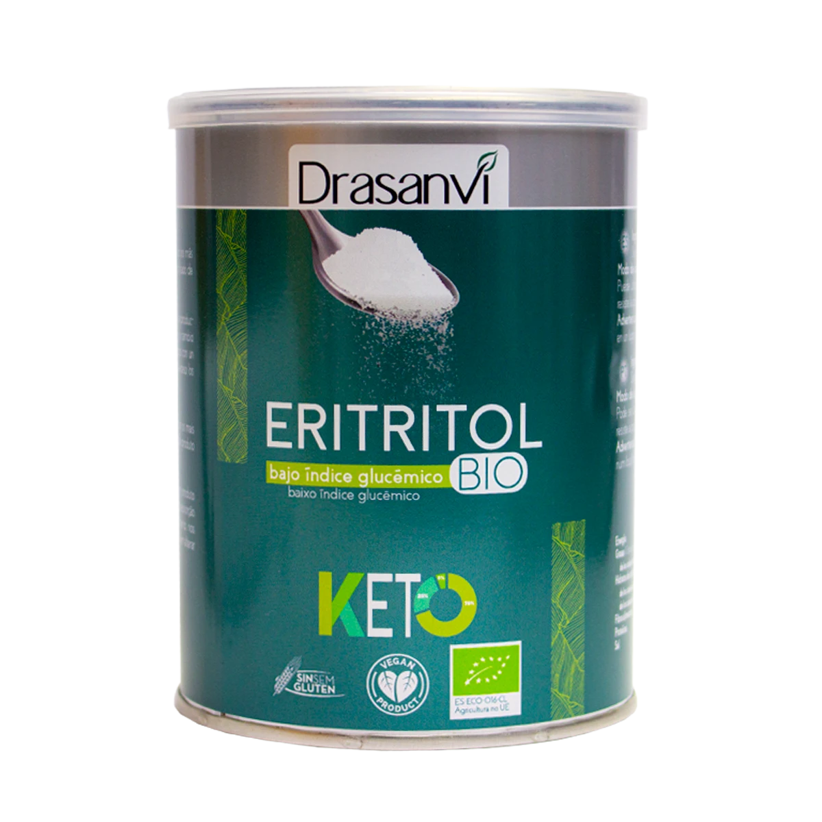 Drasanvi Eritritol Bio 500g Keto - natūralus saldiklis