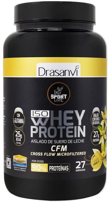 SPORT LIVE DRASANVI ISO WHEY PROTEIN isolate #Vanilla 800 gr
