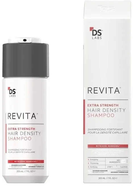DS Laboratories DS Revita Extra Strength šampūnas nuo plaukų slinkimo ir stimuliuojantis 205ml