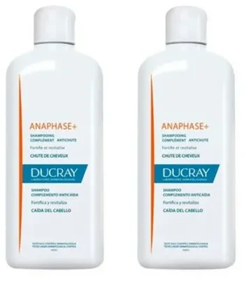 Ducray Anaphase+ šampūnas ir maisto papildas nuo plaukų slinkimo, 2x400ml
