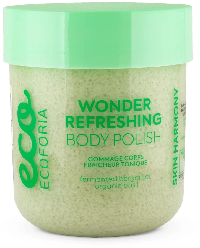 "Ecoforia Wonder Refreshing Body Polish" švelniai valo ir poliruoja odą 200ml