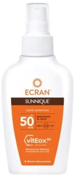 Ecran Sunnique apsauginis pienelis nuo saulės su Spf50 purškiklis 100ml