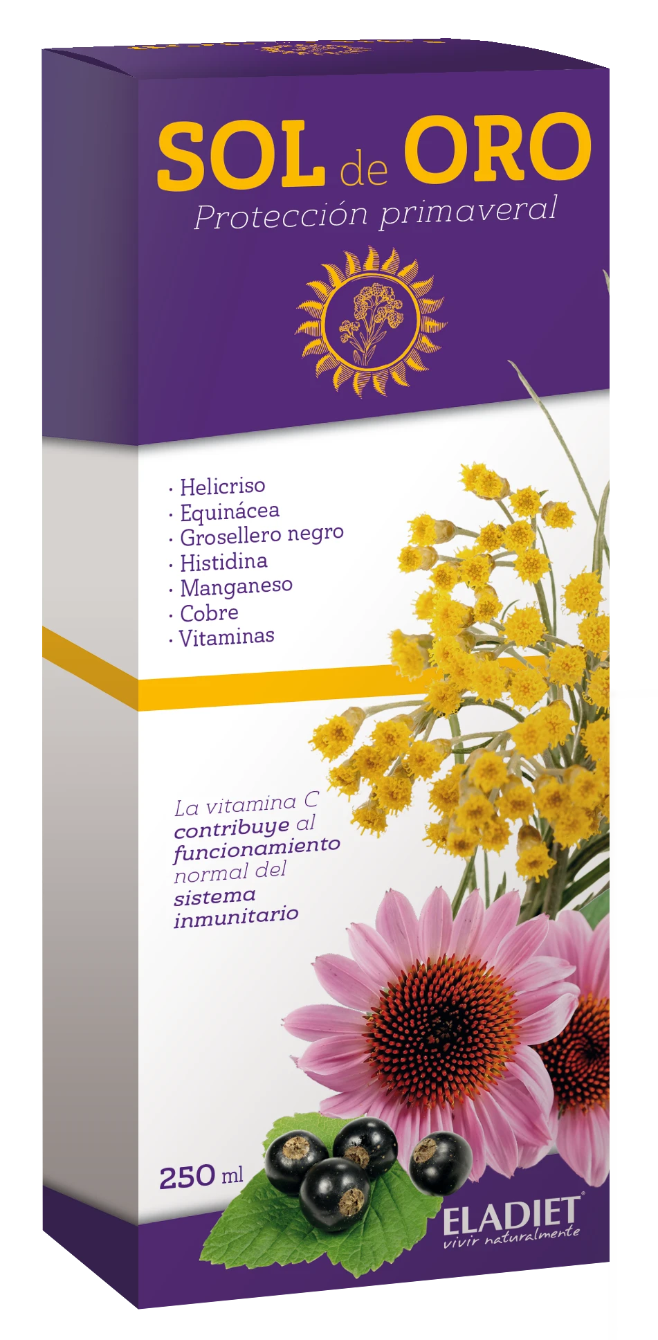Eladiet Sol De Oro sirupas 250ml