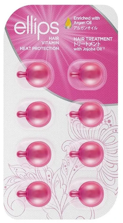 ELLIPS tepami vitaminai plaukams HAIR TREATMENT, 8 ml