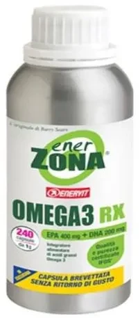 Enervit Enerzona Omega 3rx Fish Oil žuvų taukai 240 kapsulių