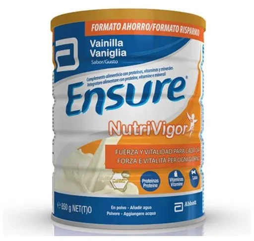 Ensure Nutrivigor Vanilla baltiminis kokteilis vanilės skonio 850g