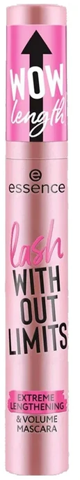 Essence Lash Without Limits Extreme Lengthening & Volume Blakstienų tušas Blakstienų tušas moterims, 13 ml