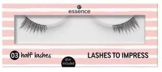 "Essence Cosmetics Dirbtinės blakstienos 03-Half Lashes" 1 vnt