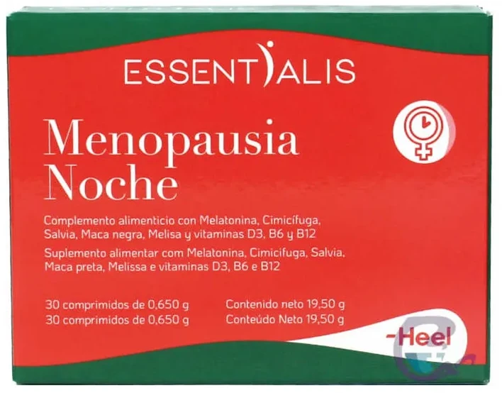 Essentialis Heel Menopause Night 30 Tablets