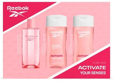 „Reebok Activate Ella“ – 100 ml kūno losjonas, 250 ml gelis, 250 ml