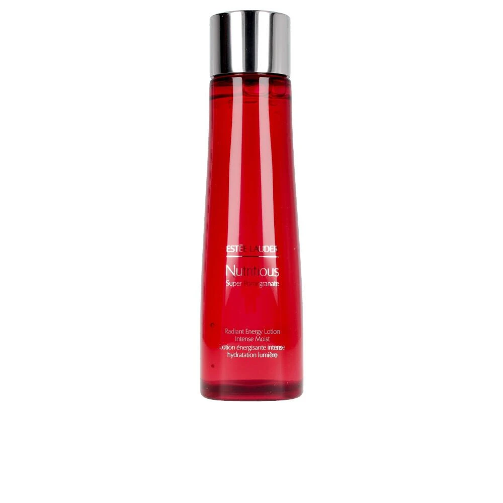 „Estee Lauder Nutritious“ – drėkinamasis veido losjonas ryte ir vakare, pasižymintis granatų, „Radiant Energy Essential Vitamins & Minerals“ aromatu, 200 ml