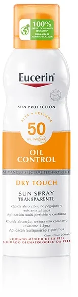 "Eucerin" purškiklis nuo saulės Dry Touch Spf50 200ml