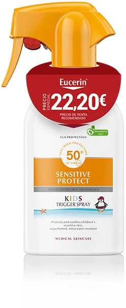 Eucerin Sun Sensitive Protection Kids purškiklis SPF50, 250 ml
