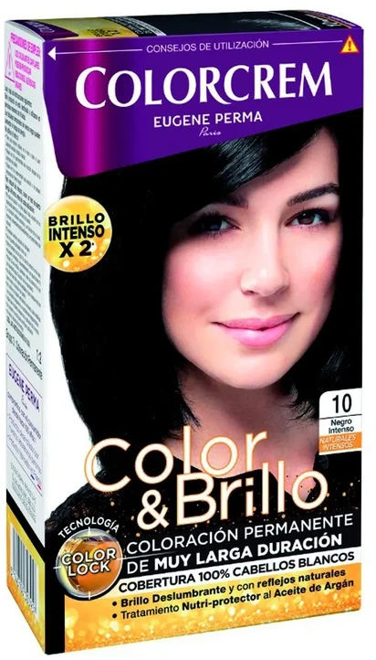 Eugene Perma Tinte Pelo Colorcrem 10 Negro Intenso