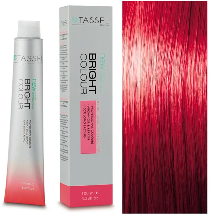 Eurostil Bright Colour Tinte N7,62 Rubio Medio Rojo Cereza 1un