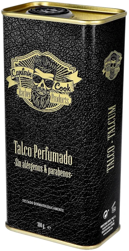 "Eurostil Captain Cook" kvapioji talko pudra be parabenų 300g