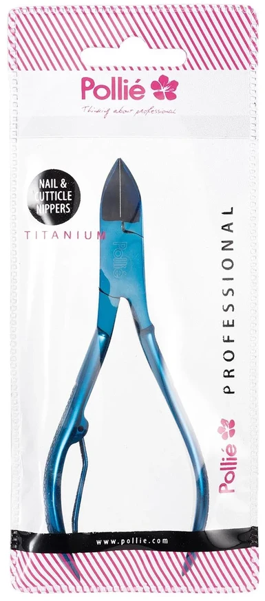Eurostil Titanio Corta-Uñas Azul 11cm 1un