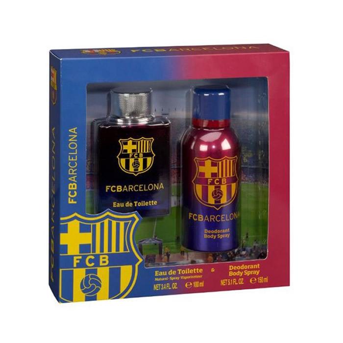 EP Line "FC Barcelona" tualetinis vanduo su purškikliu 100 ml 2 dalių rinkinys