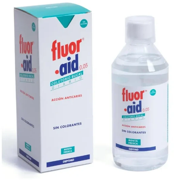 Fluor Aid 0,05 kasdienis burnos skalavimo skystis 500ml