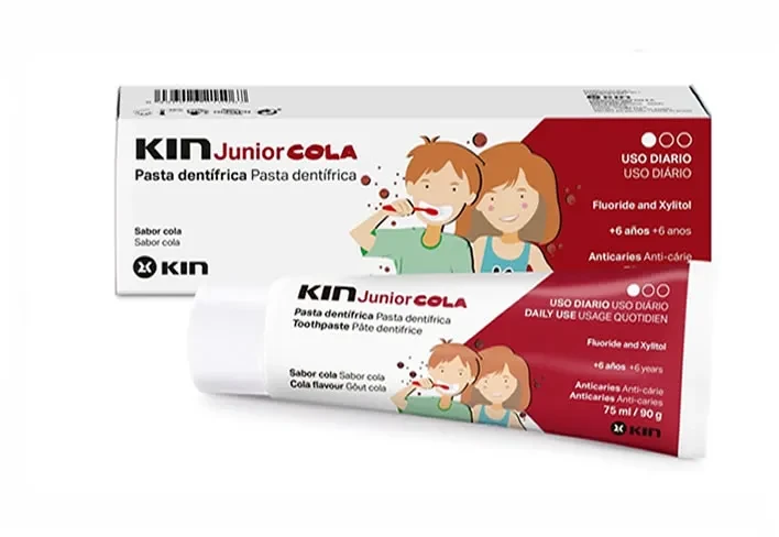 FLUORKIN JUNIOR dantų pasta #kola 75 ml