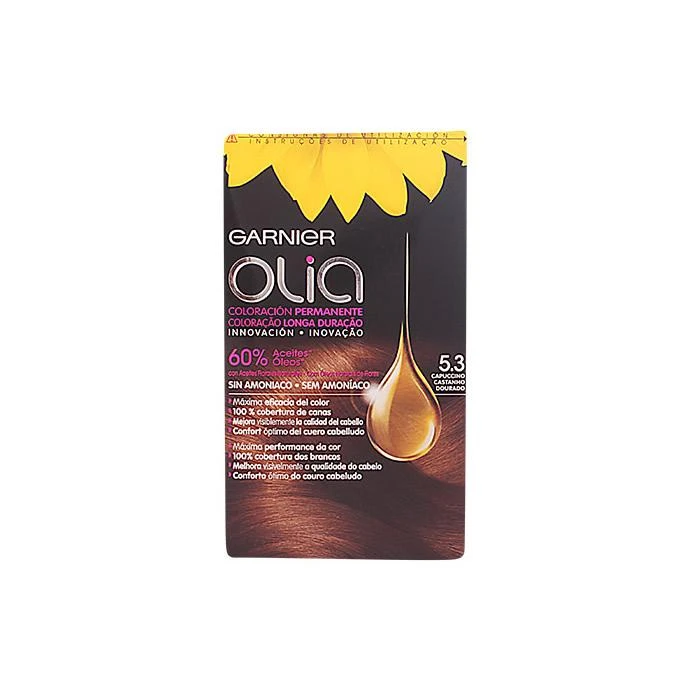 Garnier Olia Permanent Coloring 5,3 Capuccino plaukų dažai