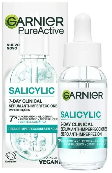 Garnier Pure Active Salicylic Sérum Anti-Imperfecciones, 30 ml