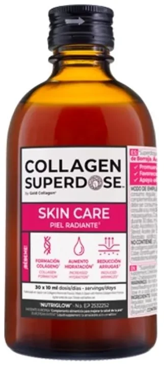 Gold Collagen maisto papildas Auksinis kolagenas Superdozė Spindinti oda 300ml