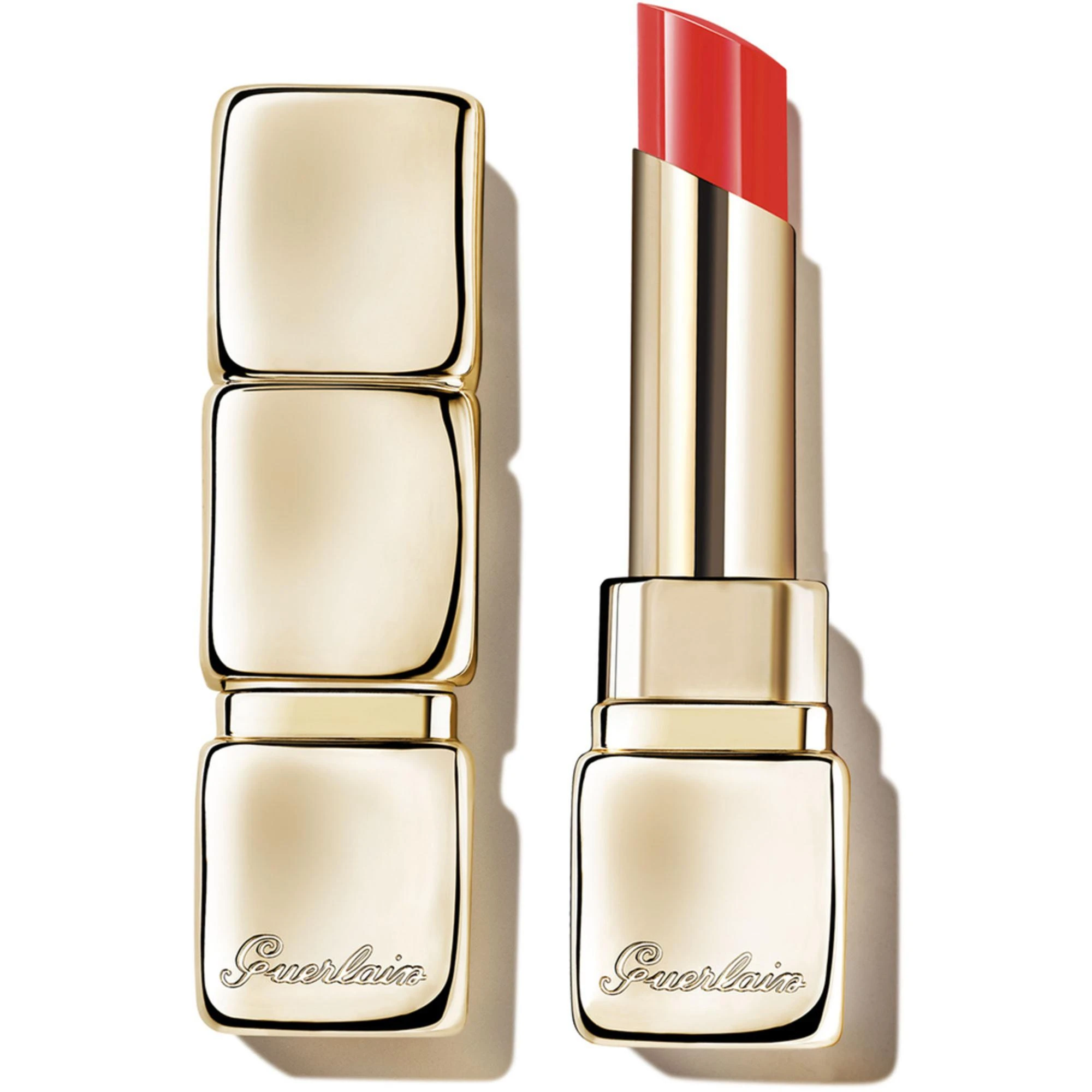 Guerlain Kiss Kiss Shine Bloom lūpų dažai, spalva - 520 Love Bloom aprašymas - Prekės nuotrauka