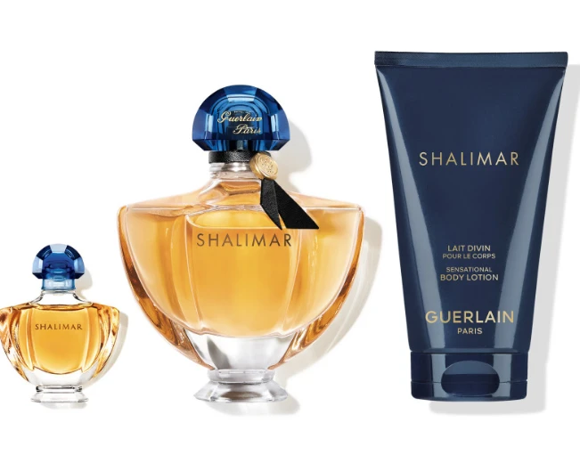 Kvepalų rinkinys moterims Guerlain Shalimar (EDP, 50 ml + EDP, 5 ml + kūno losjonas, 75 ml)