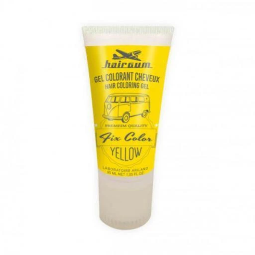 Trumpalaikiai plaukų dažai Hairgum Fix Color , 30 ml Geltona