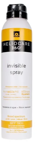 Apsauginis purškiklis kūnui nuo saulės Heliocare 360º Invisible SPF50+ 200 ml