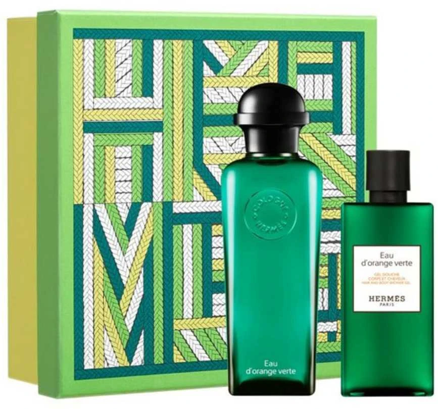 Odekolonas Hermès Paris Eau D'oranžinis Verte Eau De Cologne 100ml + Vonios gelis 80ml