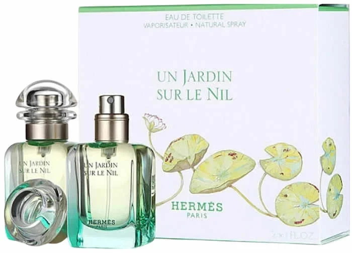 Set Duo Hermes Un Jardin Sur Le Nil EDT tualetinis vanduo unisex, 2 pcs, 30 ml