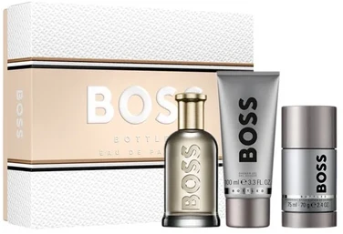 Hugo Boss BOSS Bottled rinkinys vyrams (EDP, 100 ml + dušo želė, 100 ml + dezodorantas, 75 ml)