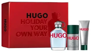 Hugo Boss HUGO Man rinkinys vyrams (EDT, 125 ml + dezodorantas, 75 ml + dušo gelis, 50 ml)