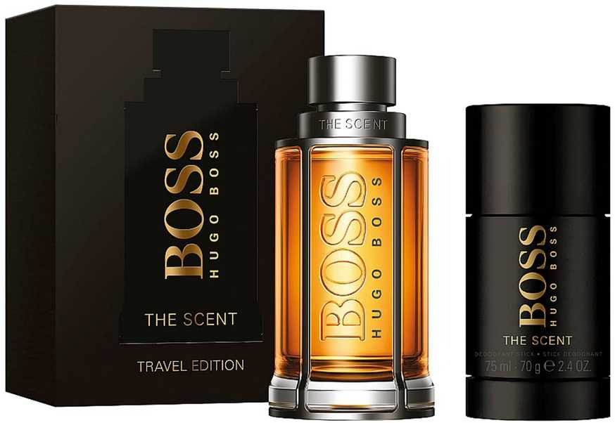 HUGO BOSS BOSS The Scent rinkinys vyrams (EDT, 100 ml + pieštukinis dezodorantas, 75 g)