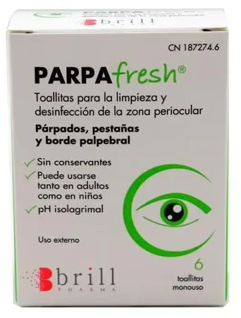 "Hylo Parpafresh akių servetėlės" 6 vienetai