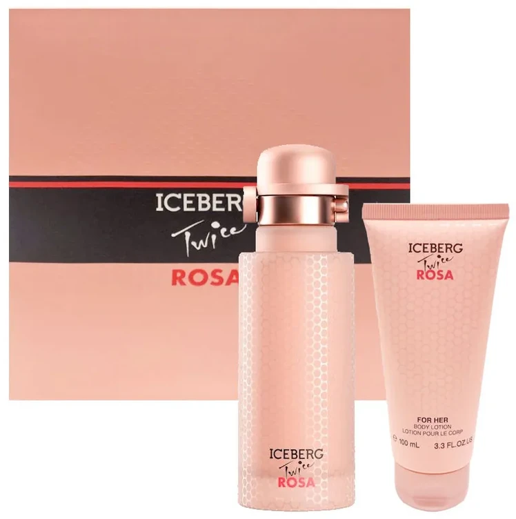 Iceberg Twice Rosa Tualetinis vanduo 125ml Purškiklis Kvapusis kūno losjonas 100ml