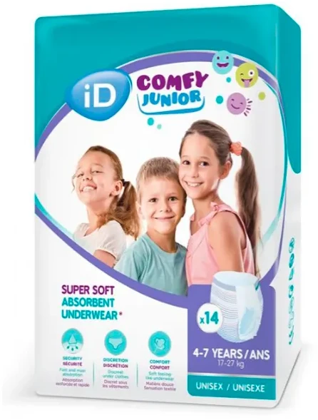 Id Comfy Junior kelnaitės 4-7 metai 14vnt