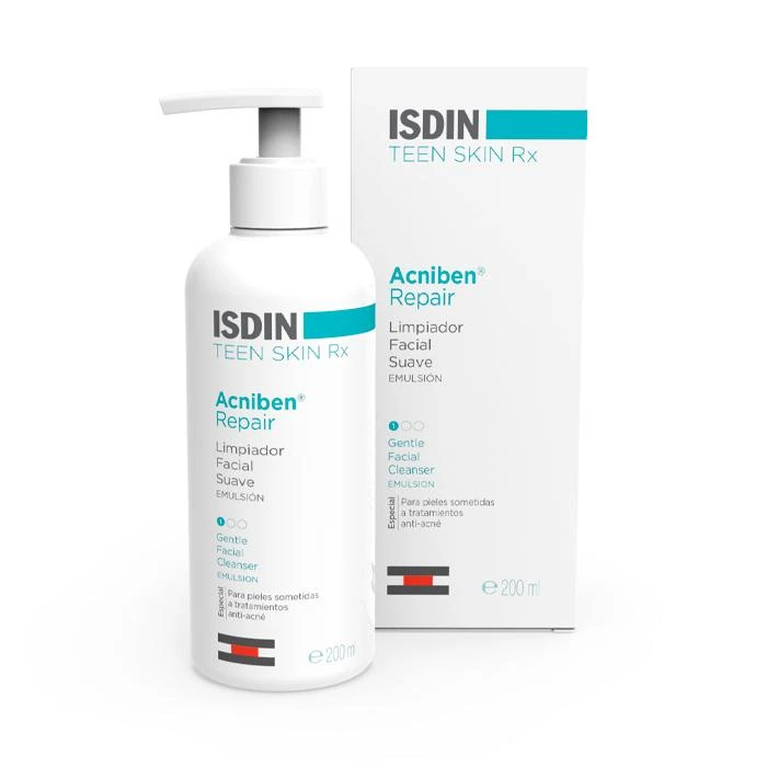 "Isdin Acniben Rx" valomoji emulsija 200ml