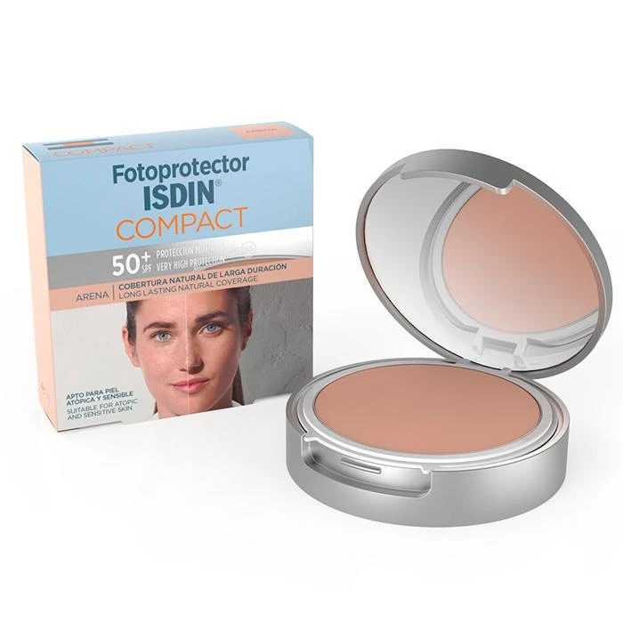 Isdin Kompaktinė pudra su foto apsauga Arena Oil Free Spf50 10g