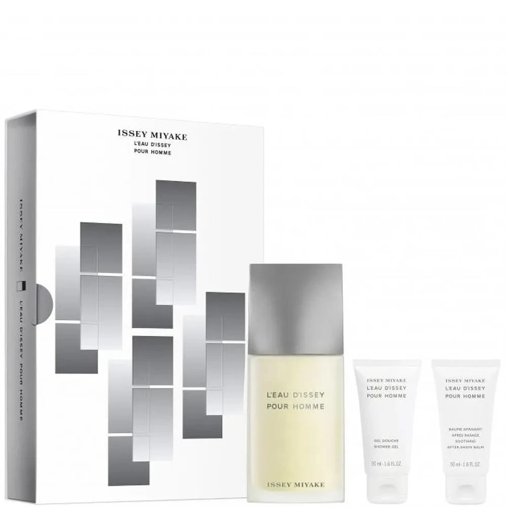 Issey Miyake L'Eau d'Issey Pour Homme tualetinio vandens purškimo rinkinys 125 ml + dušo želė 50 ml + balzamas po skutimosi 50 ml