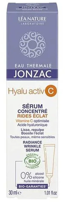 EAU THERMALE JONZAC HYALU ACTIV C RADIANCE WRINKLE serumas nuo raukšlių, 30 ml