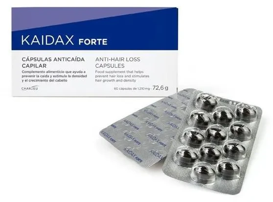 "Kaidax Forte" nuo plaukų slinkimo 60 kapsulių