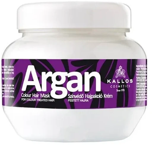 Kaukė dažytiems plaukams Kallos Argan Colour Hair Mask 1000 ml
