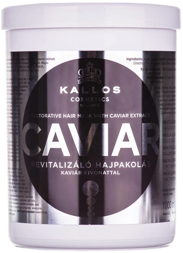 Atstatomoji plaukų kaukė su ikrų ekstraktu Kallos CAVIAR Hair Mask 1000ml