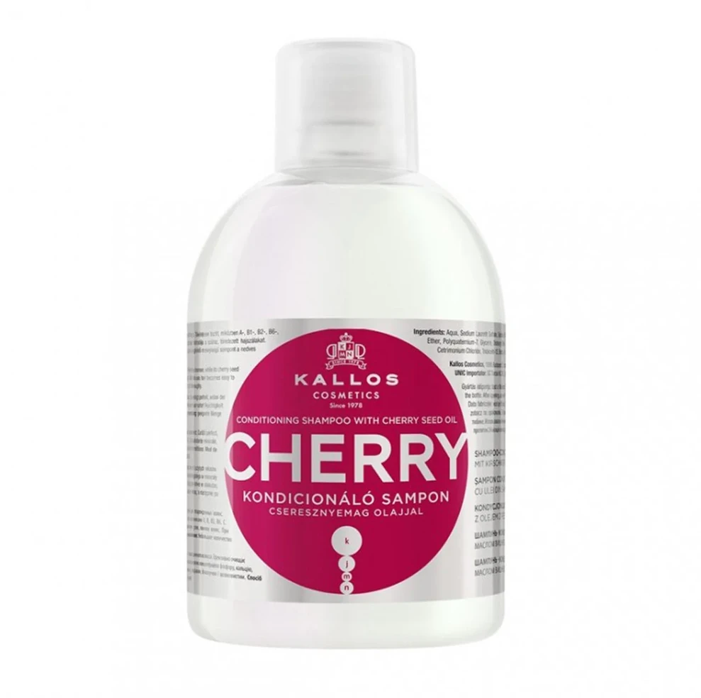 Kondicionuojantis Pažeistų Plaukų Šampūnas Kallos Cherry 1000ml