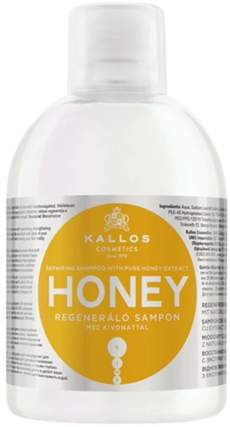 Kallos Cosmetics Honey Šampūnas maitinamasis plaukų šampūnas, 1000 ml