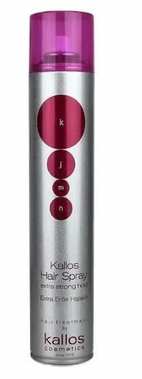 Kallos Cosmetics KJMN Silk Protein Extra Strong Plaukų lakas plaukų lakas, 750 ml