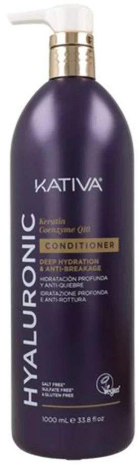 Kativa Hyaluronic Keratin ir Coenzyme Q10 kondicionierius, 1000 ml